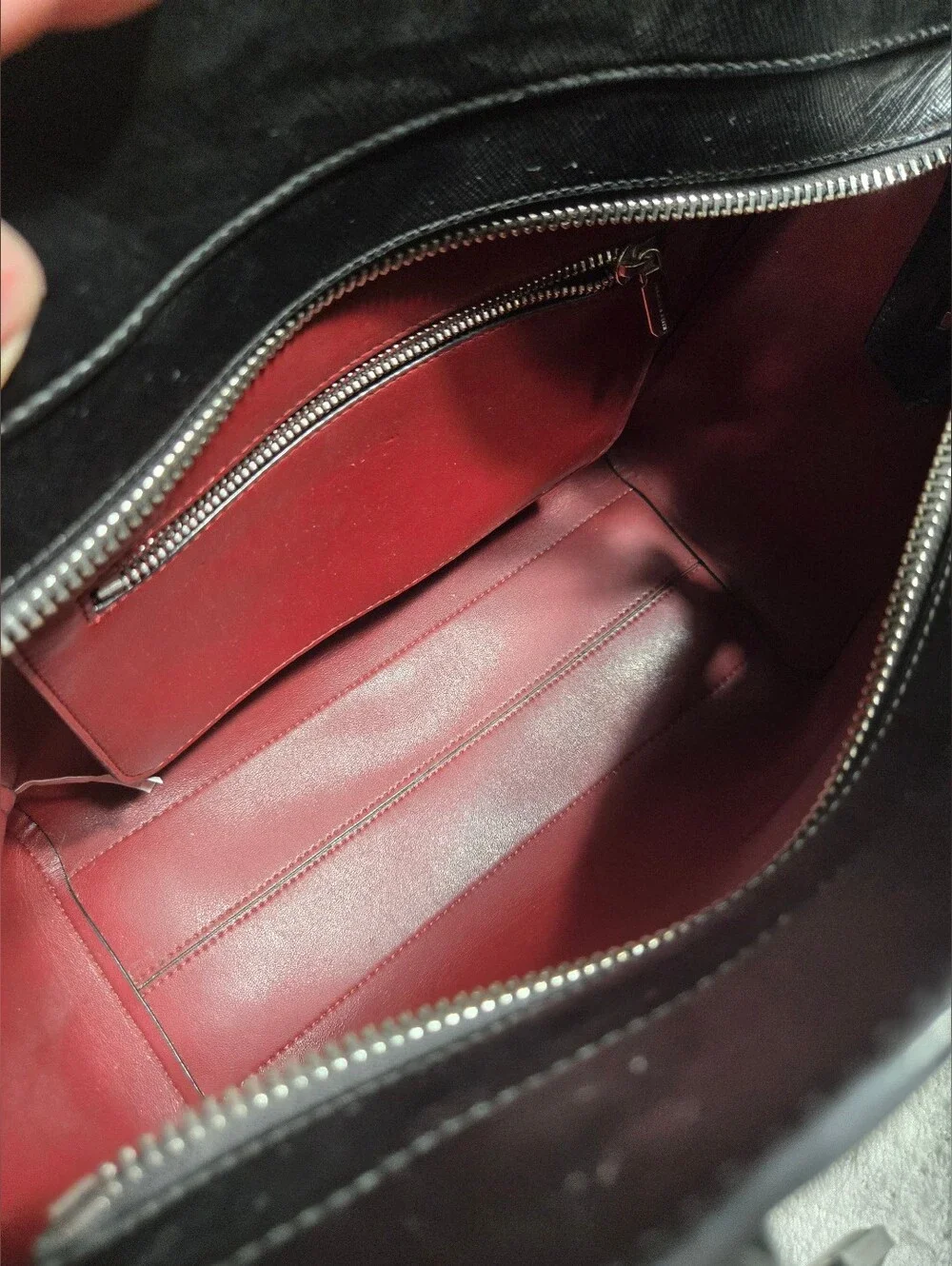Charles And Keith Structured Top Handle Tote Bag Black